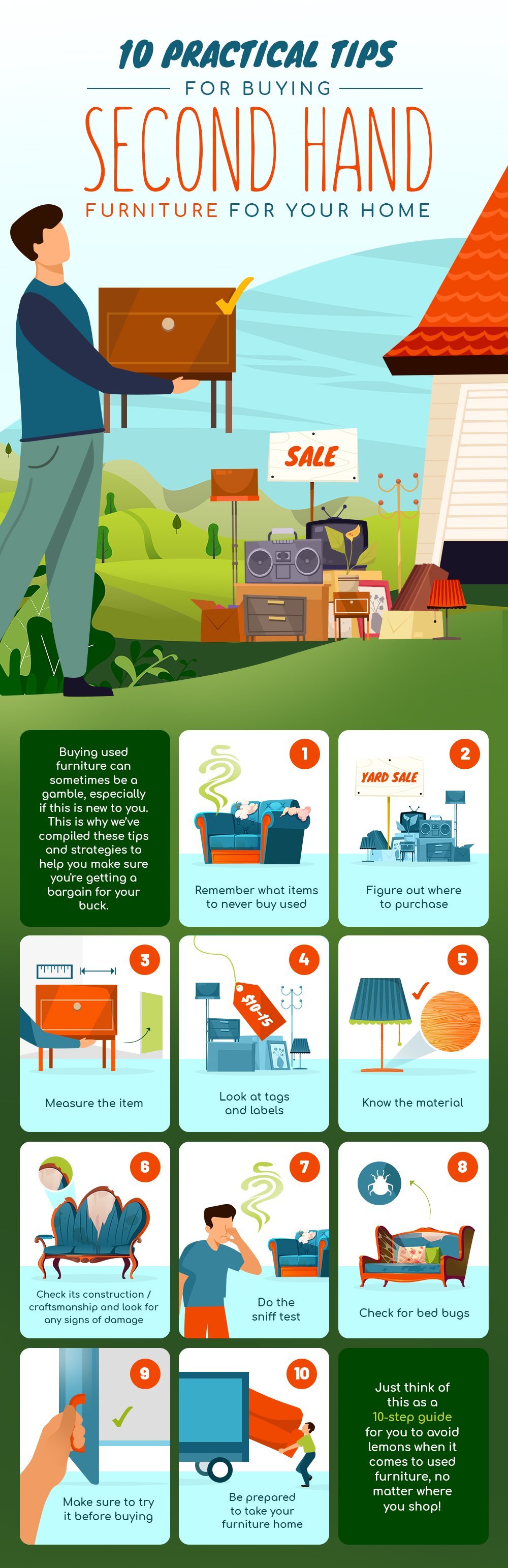 10 Practical Tips for Buying Second Hand Furniture For Your Home