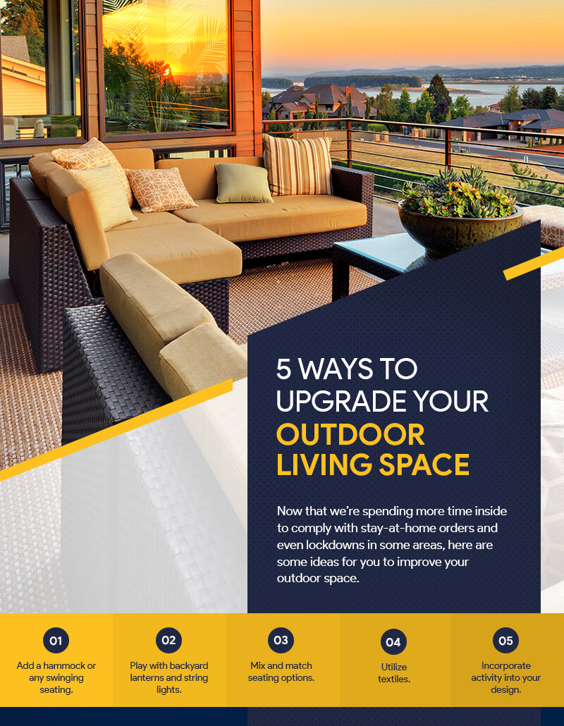 5 Ways To Upgrade Your Outdoor Living Space