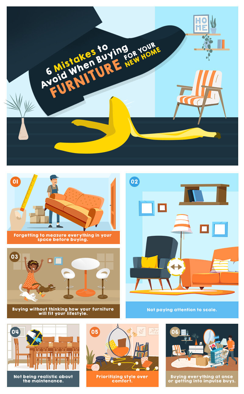 6 Mistakes to Avoid When Buying Furniture for Your New Home