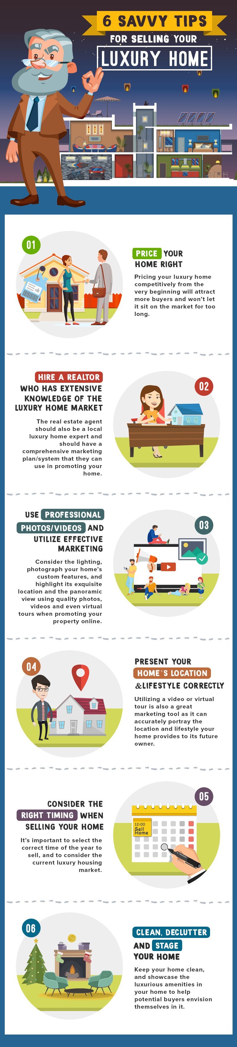 6 Savvy Tips For Selling your Luxury Home