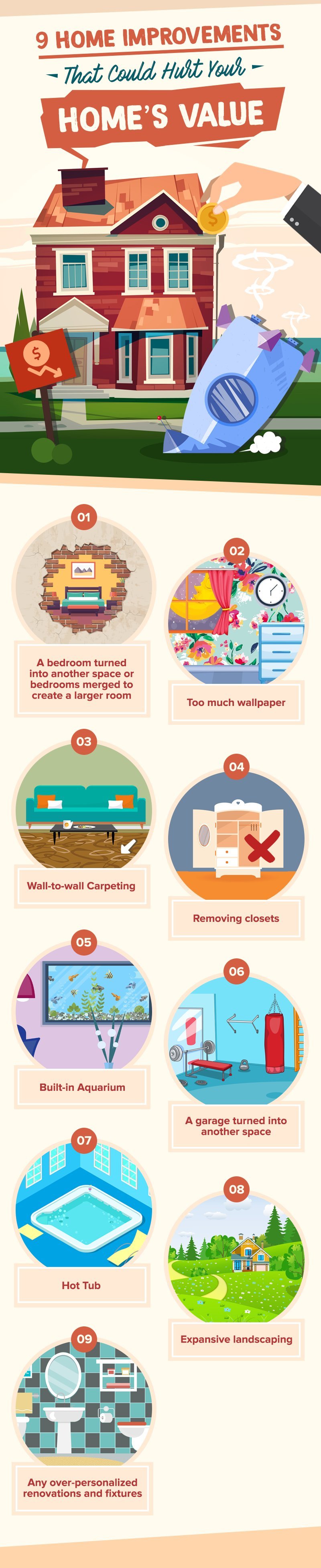 Sellers, Beware! These Home Improvements Could Hurt Your Home's Value