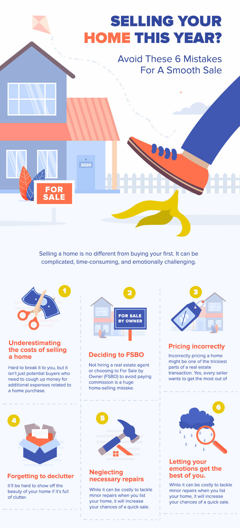Selling Your Home This Year? Avoid These 6 Mistakes For A Smooth Sale