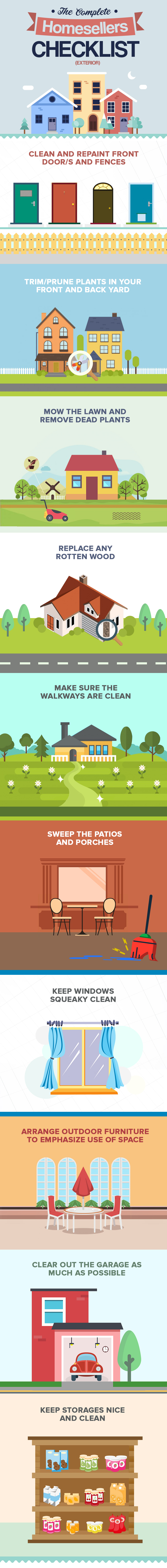 The Complete Home Sellers Checklist (Exterior Preparation)